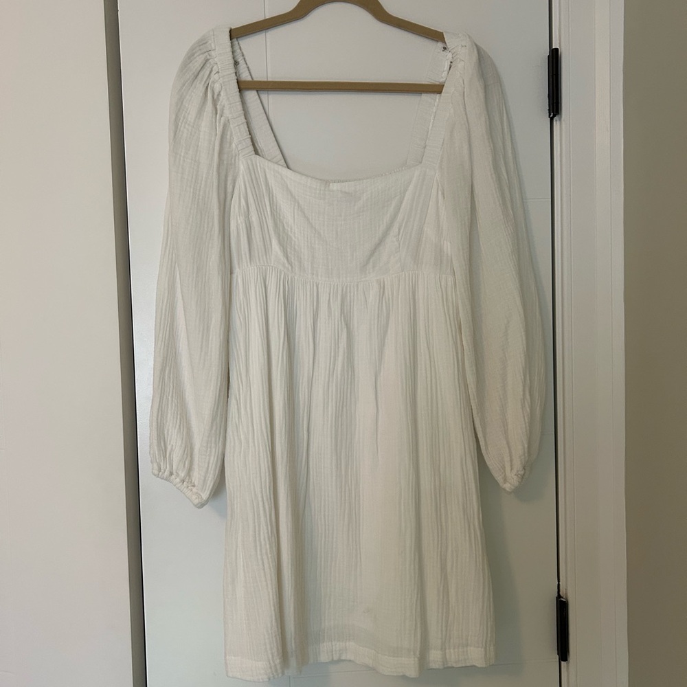 J. Crew Cream Textured Dress in a size small